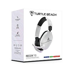 Turtle Beach Recon 70 Wired Headset -2024 (multi Platform) White