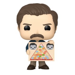 Funko pop Television Parks And Rec 15th Anniversary Ron 1569 10cm