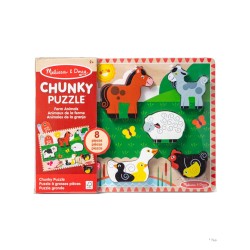 Melissa & Doug Farm Chunky Puzzle (8 Pcs) (50203)