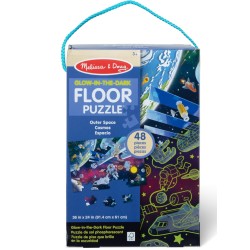 Melissa & Doug Outer Space Glow-in-the-dark Floor Puzzle (31010)