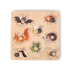 Filibabba Wooden Silhouette Puzzle Forest Friends (fi-03370)