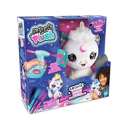 Airbrush Plush Cosmic Unicorn (102811)