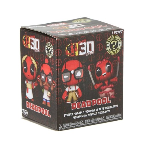 Mystrery Minis Deadpool 30th Years Blind Box Random Bobble Head