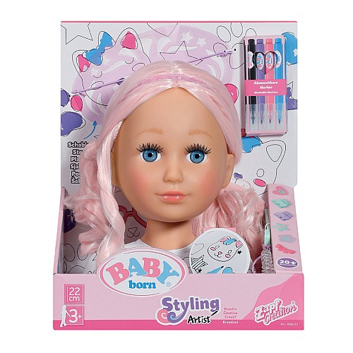 Baby Born Sister Styling Artist Head (836033)