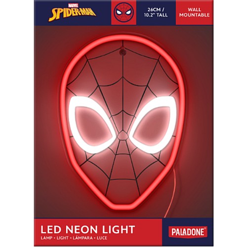 Paladone Marvel Spiderman Wall Mountable Led Neon Light (pp14000spmvn)