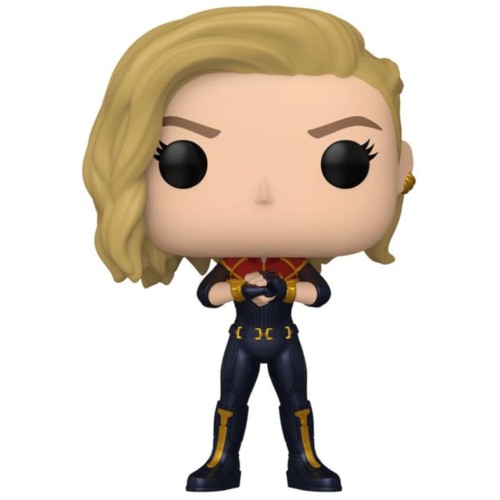 Funko Pop The Marvels Captain Marvel (special Edition) #1257 Bobble-head 9cm