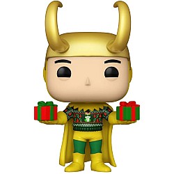 Funko Pop Marvel Loki (with Sweater) (metallic) (special Edition) #1322 Bobble-head 9cm