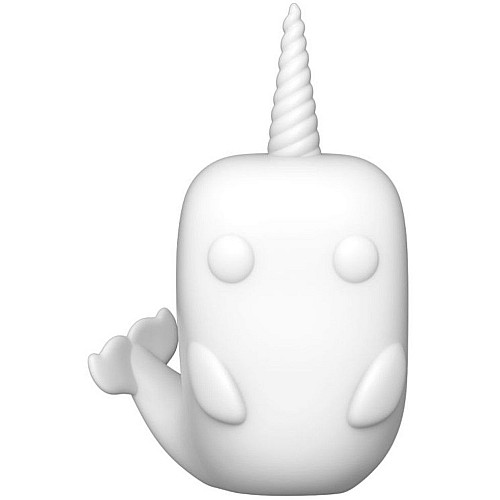Funko Pop Disney Elf Narwhal (diy) (white) (special Edition) #487 9cm