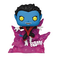 Funko pop Deluxe X Men Nightcrawler Teleporting (glows In The Dark) #1124 Bobble Head
