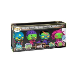 Funko Pop 4-pack Marvel What If...? Zombie (special Edition) (blacklight) 9cm