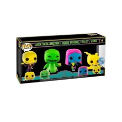 Funko Pop 4-pack Disney The Nightmare Before Christmas (special Edition) (blacklight) 9cm