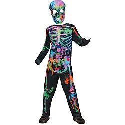 Rubies Halloween Costumee Bonesky Graffiti Skeleton (98-104 Cm)