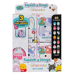 Squishalongs 2,5 Cm Keychain 4 Pack Random (2420102)