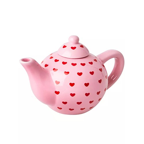 Rice Doll Porcelain Tea Set With Heart Print