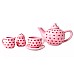 Rice Doll Porcelain Tea Set With Heart Print