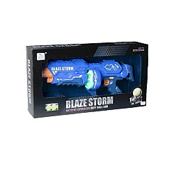 Blaze Storm Soft Ball Gun With 12pcs Foam Balls (520337)