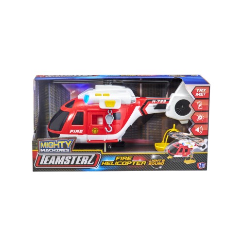 Teamsterz Light And Sound Fire Helicopter (1416845)