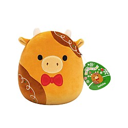 Squishmallows Holiday Jericho Gingerbread Cow 19cm