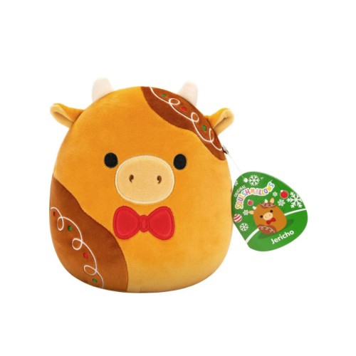 Squishmallows Holiday Jericho Gingerbread Cow 19cm