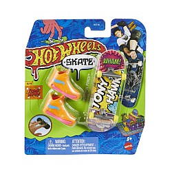 Mattel Hot Wheels Skate Fingerboard And Shoes Challenge Accepted Tony Hawk (hvk17)