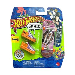 Mattel Hot Wheels Skate Fingerboard And Shoes Challenge Accepted Tony Hawk (hvj93)