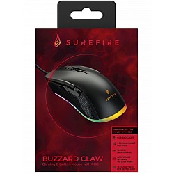 Surefire Buzzard Claw Gaming 6-button Mouse With Rgb