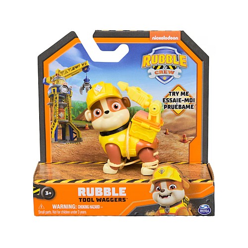 Paw Patrol Rubble Crew Rubble Tool Waggers Action Pup (20148305)