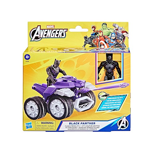 Avengers Black Panther & Vehicle (f9328)