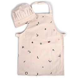 Filibabba Embroidered Apron And Hat Wonderful Winter (fi-03307)