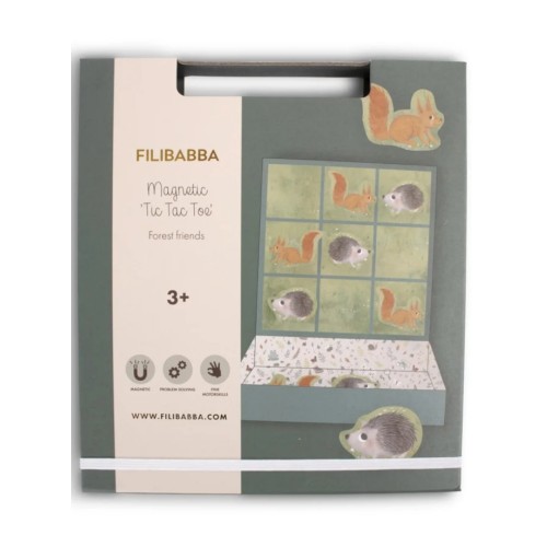 Filibabba Magnetic 'tic Tac Toe' Forest Friends (fi-03324)