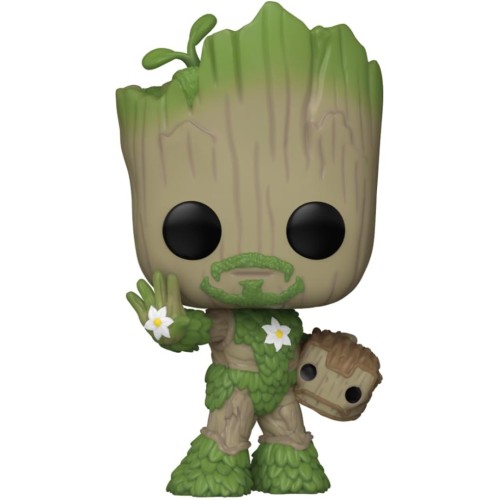 Funko Pop Marvel We Are Groot Groot As Iron Man #1393 Bobble-head 9cm