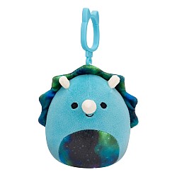Squishmallows 9cm P18 Clip On Vilmos Triceratops