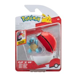 Pokemon Clip N Go Squirtle With Poke Ball (pkw3636)