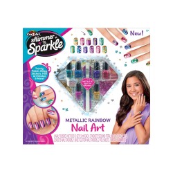 Shimmer 'n Sparkle Metallic Rainbow Nail Art (65540)