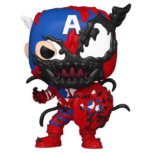 Funko pop Marvel Carnageized Carnage Captain America 1436 Bobble Head 9cm
