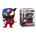 Funko pop Marvel Carnageized Carnage Captain America 1436 Bobble Head 9cm Funko pop Marvel Carnageized Carnage Captain America 1436 Bobble Head 9cm