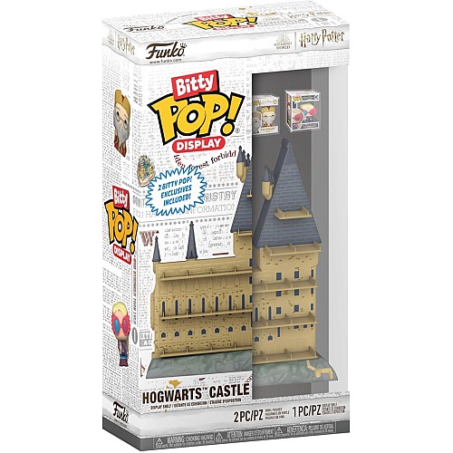 Funko Bitty Pop Display Harry Potter Hogwarts Castle Display Shelf