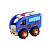 Magni Wooden Police Bus With Rubber Wheels (3896) Magni Wooden Police Bus With Rubber Wheels (3896)