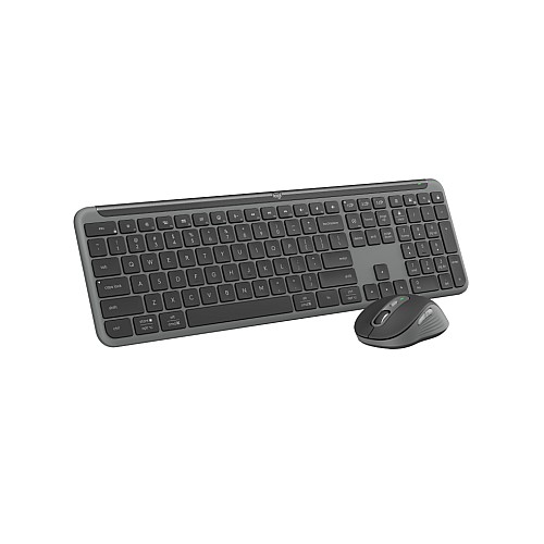 Logitech Signature Slim Wireless Keyboard & Mouse Combo Mk950 Graphite (nordic)