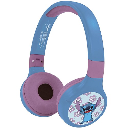 Lexibook Disney Stitch 2-in-1 Bluetooth Headphones (hpbt010d)