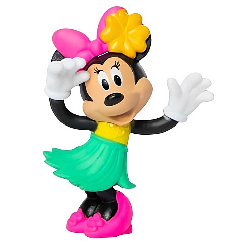 Disney Junior Minnie Minnie Mouse In Hula Dress 6cm