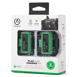 Powera Play & Charge Kit Black/green