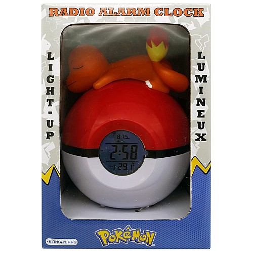 Pokemon Charmander Light Up Alarm Clock