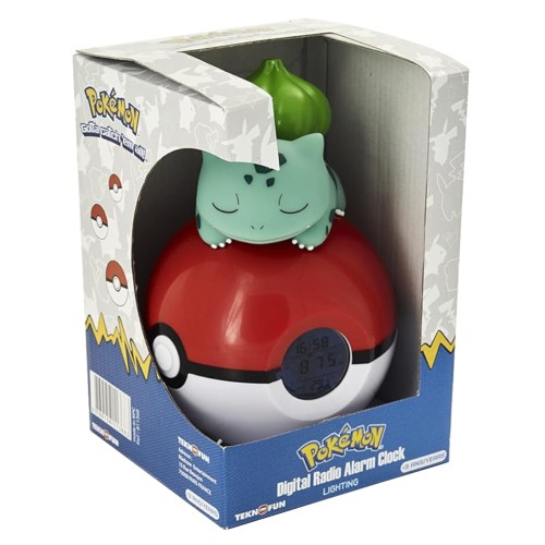 Pokemon Bulbasaur Light-up Fm Alarm Clock