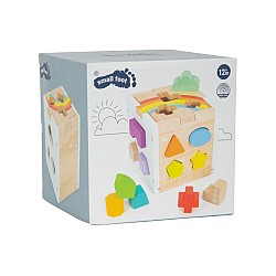 Small Foot Pillow Box Rainbow (i-sf11777)
