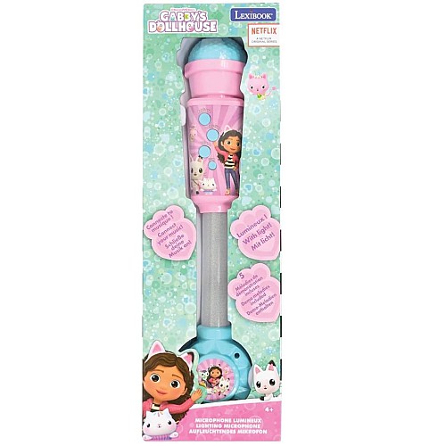 Lexibook Gabby's Dollhouse Lighting Microphone With Speaker (mic90gdh)