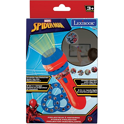 Lexibook Spider-man Stories Projector And Torch Light (ltc050sp)