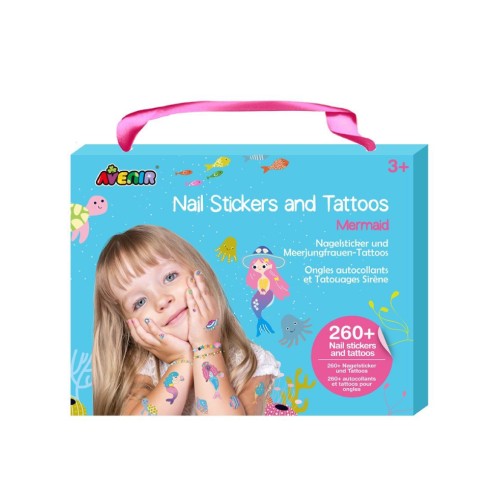 Avenir Nail Stickers And Tattoos Mermaid (58na218204)