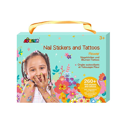 Avenir Nail Stickers And Tattoos Flower (58na218207)