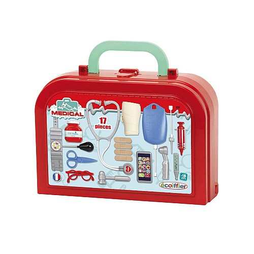 Ecoiffier Medicine Bag With 17 Parts (i-251)